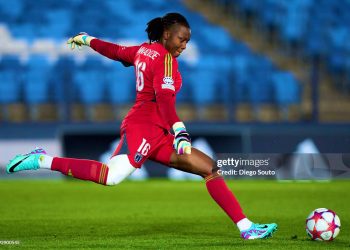 Super Falcons goalkeeper wins top award in French Women’s league