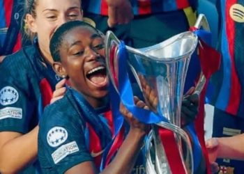 WATCH: Nigeria striker Oshoala helps Barcelona to Spanish Cup quarter-finals with big win over Albacete