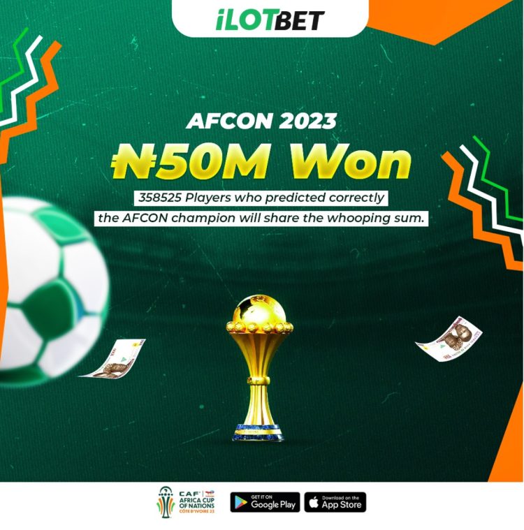 358,525 Nigerians Win BIG in iLOTBET’s AFCON 2023 Giveaway!