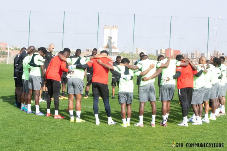 WATCH: Ghana’s Black Stars hold first training session ahead of Super Eagles clash