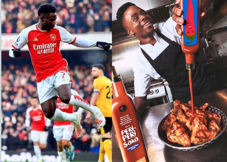 Bukayo Saka spices things up: Arsenal star of Nigerian descent launches his own Peri-Peri sauce