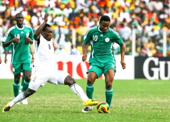 WATCH: Jay Jay is my daddy – Ghana’s Asamoah Gyan admits after getting schooled by Super Eagles legend Okocha