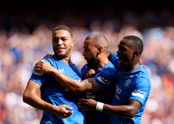 Cyriel Dessers at the double as Balogun-less Rangers hit Hearts for five