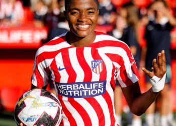 Nigerians abroad: Ajibade excels for Atletico; Oshoala, Osimhen, Lookman steal the show in the US, Italy (VIDEOS)