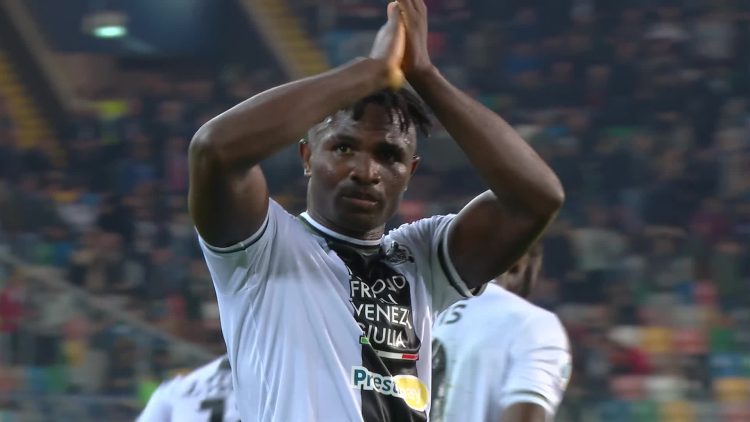 “We wanted three points”- Isaac Success boasts after helping relegation-threatened Udinese snatch draw against Napoli