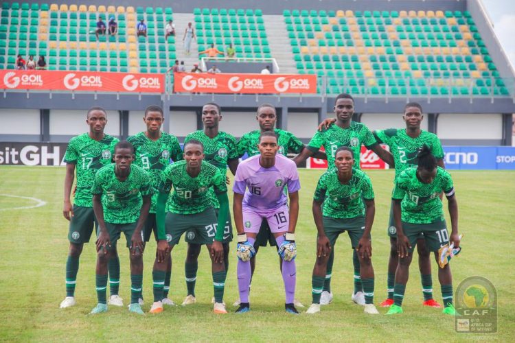 Golden Eaglets soar to WAFU B U-17 semis after 3-0 thumping of Togo