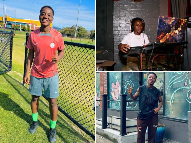 Photos: Super Falcons star Deborah Abiodun debuts as DJ Saint