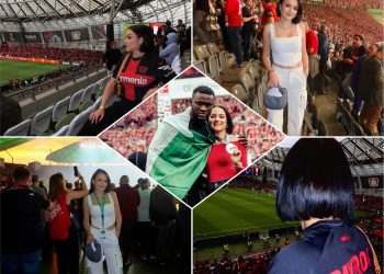 Photos: Victor Boniface’s girlfriend celebrates Bayer Leverkusen’s remarkable football season