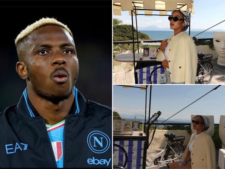 Photos: SSC Napoli star Victor Osimhen’s German girlfriend makes stunning social media comeback