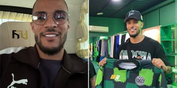 Photos: Super Eagles star William Troost-Ekong arrives in Nigeria ahead of charity foundation launch