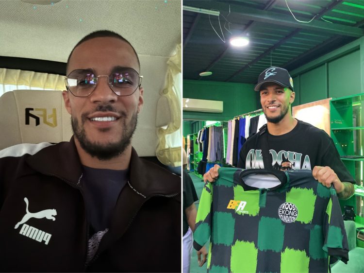 Photos: Super Eagles star William Troost-Ekong arrives in Nigeria ahead of charity foundation launch