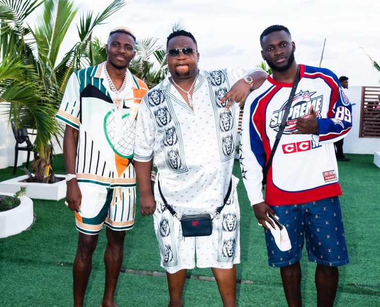 Photos: Boniface, Osimhen, Onyedika link up with Obi Cubana and Igwe 2Pac in summer cruise