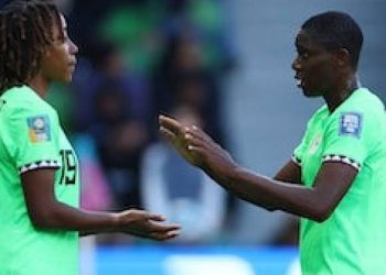 Watch: Super Falcons’ Uchenna Kanu reacts to teammates Alozie, Babajide and Echegini’s shopping spree in South Africa