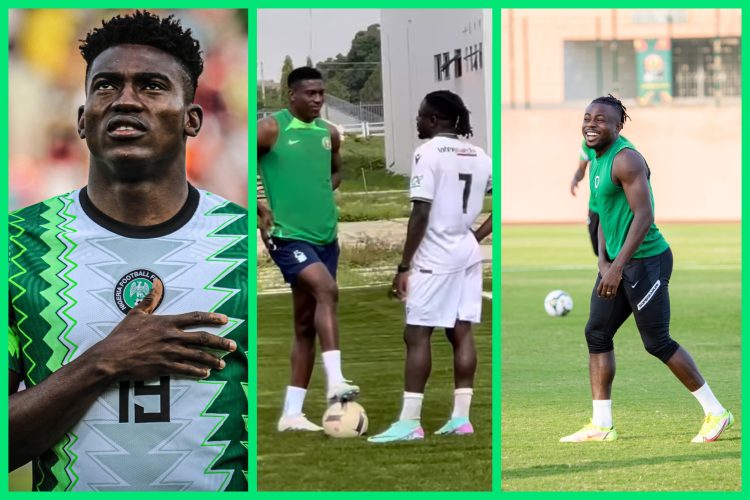 Watch: Nottingham Forest’s Taiwo Awoniyi and FC Nantes Simon Moses spotted recovering in Kaduna