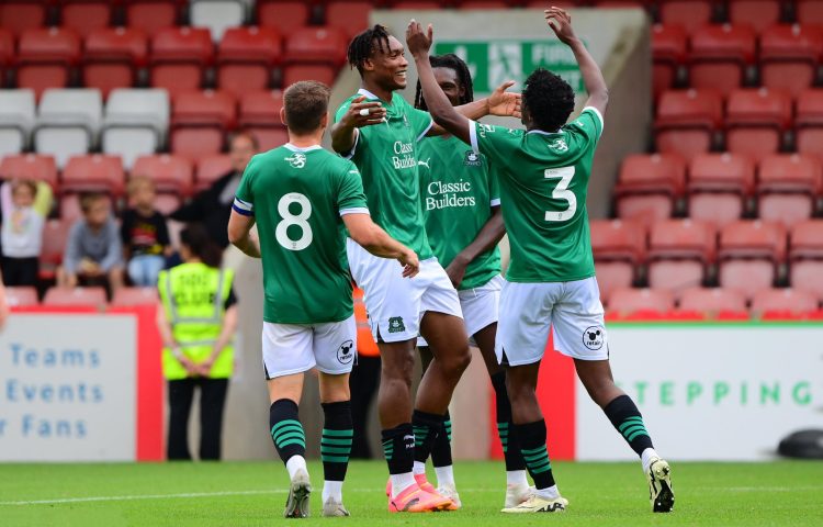 Former Flying Eagles star dazzles with brace for Wayne Rooney’s Plymouth Argyle