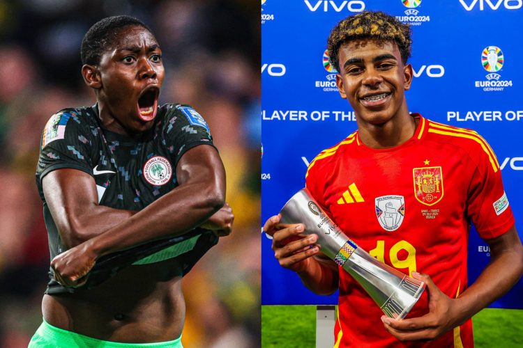 Euros 2024: Super Falcons’ Asisat Oshoala celebrates Lamine Yamal wonder-goal in Spain vs France clash