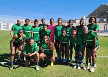 Watch: Super Falcons’ Uchenna Kanu reacts to teammates Alozie, Babajide and Echegini’s shopping spree in South Africa