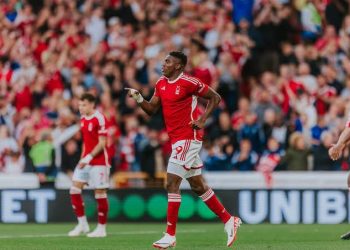 Watch: Nottingham Forest’s Taiwo Awoniyi and FC Nantes Simon Moses spotted recovering in Kaduna