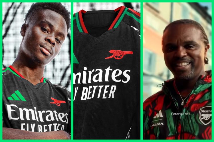 Kanu Nwankwo leads the charge: Is Arsenal‘s African-inspired away kit a bid to launch first-ever match in Nigeria?