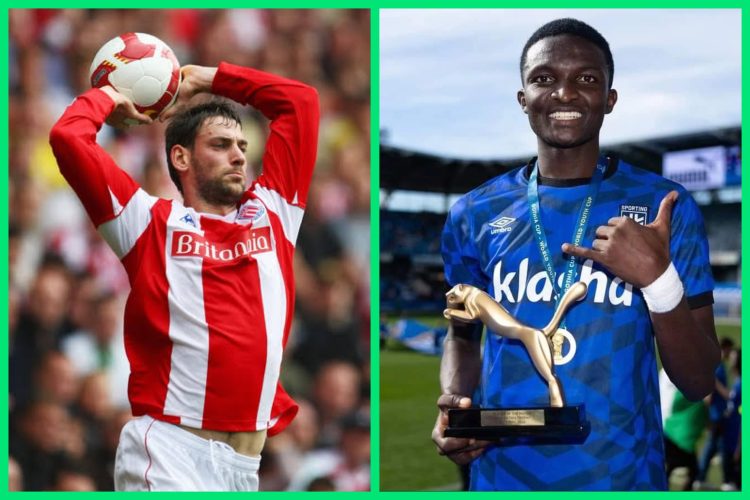 Babatunde Akomolede: The 17-year-old Sporting Lagos star with a throw more powerful than Rory Delap’s