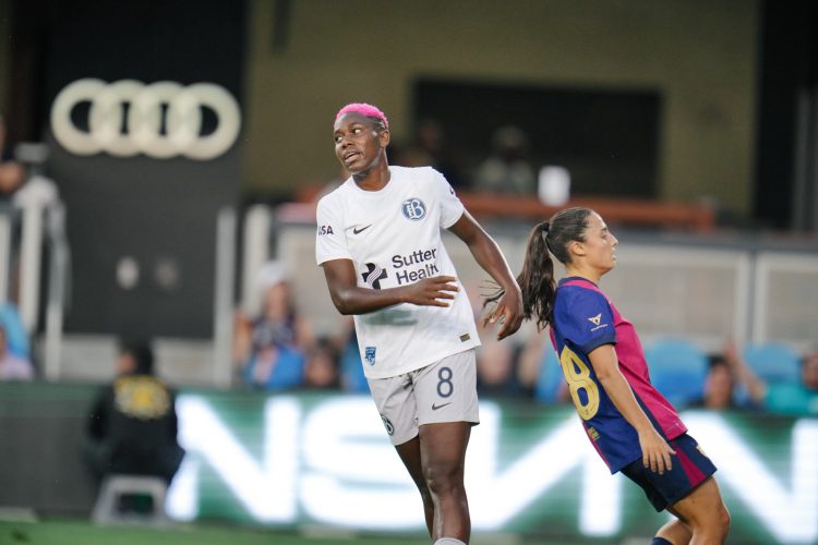 Asisat Oshoala on target against her former club as Bay FC fall to 5-2 defeat