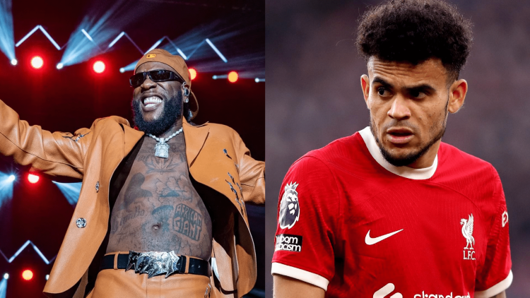 Watch: Liverpool’s Luis Diaz vibes to Burna Boy while flexing his football skills