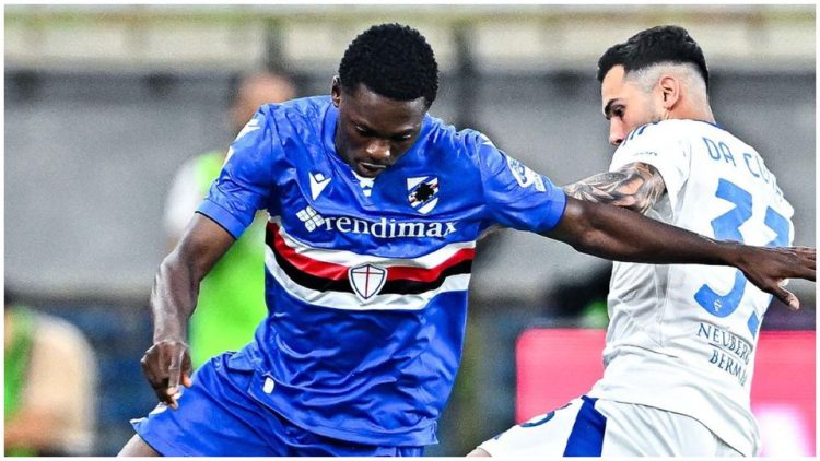 Two managers in six months: Ebenezer Akinsanmiro awaits third boss as Sampdoria part ways with Reggio Emilia