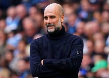 “I raise my hat”- Super Eagles legend applauds Pep Guardiola as Man City clinch FA Cup triumph over United