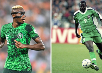 Super Eagles star claims Osimhen “will step in the shoes of Rashidi Yekini.”