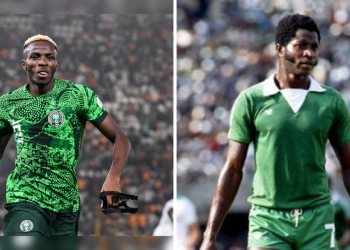 Super Eagles star claims Osimhen “will step in the shoes of Rashidi Yekini.”