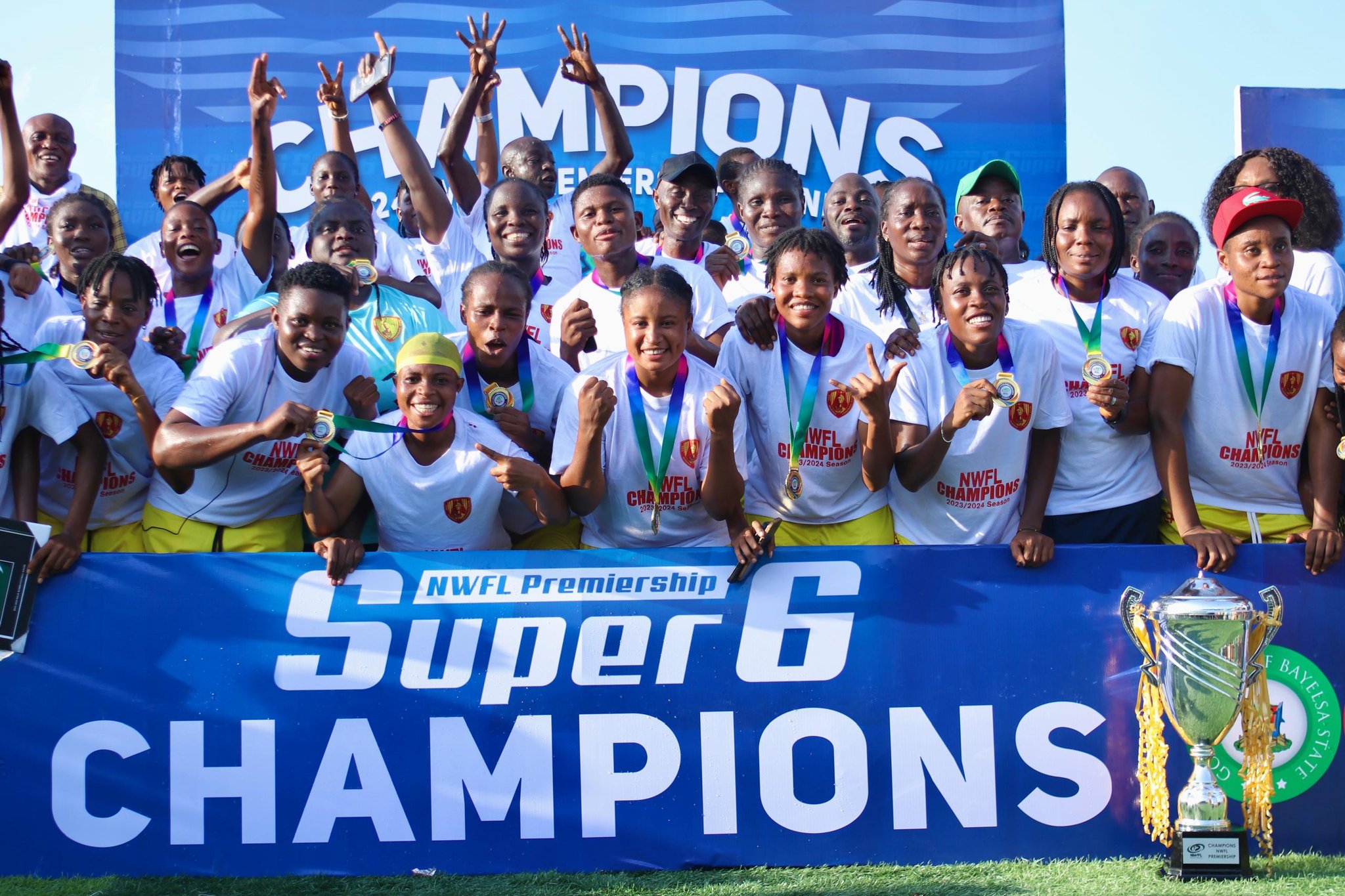 Nigerian champions Edo Queens. Photo Credit X