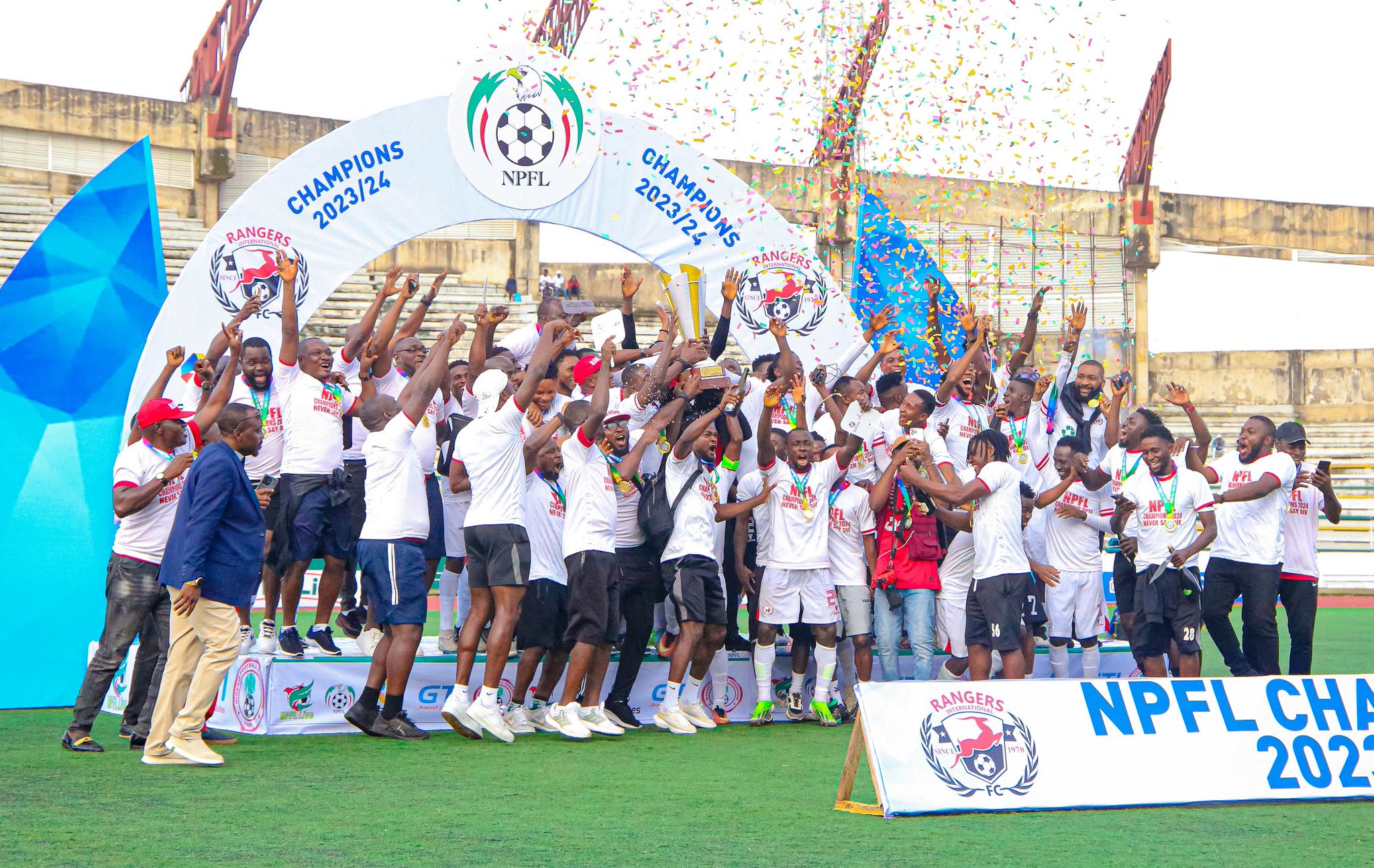 Enugu Rangers, 2024 NPFL winners. Photo Credit X