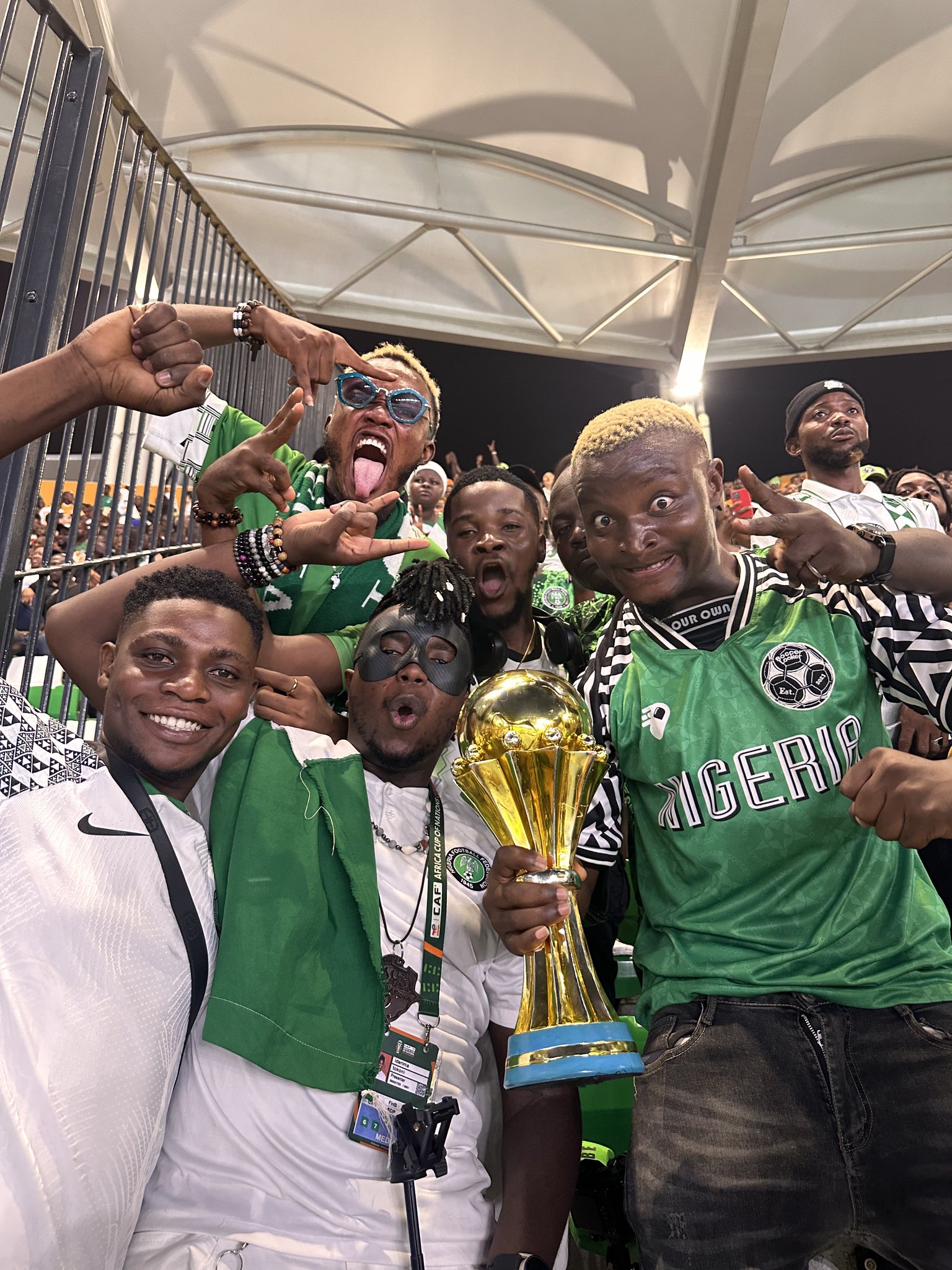 Nigerian fans. Photo Credit X