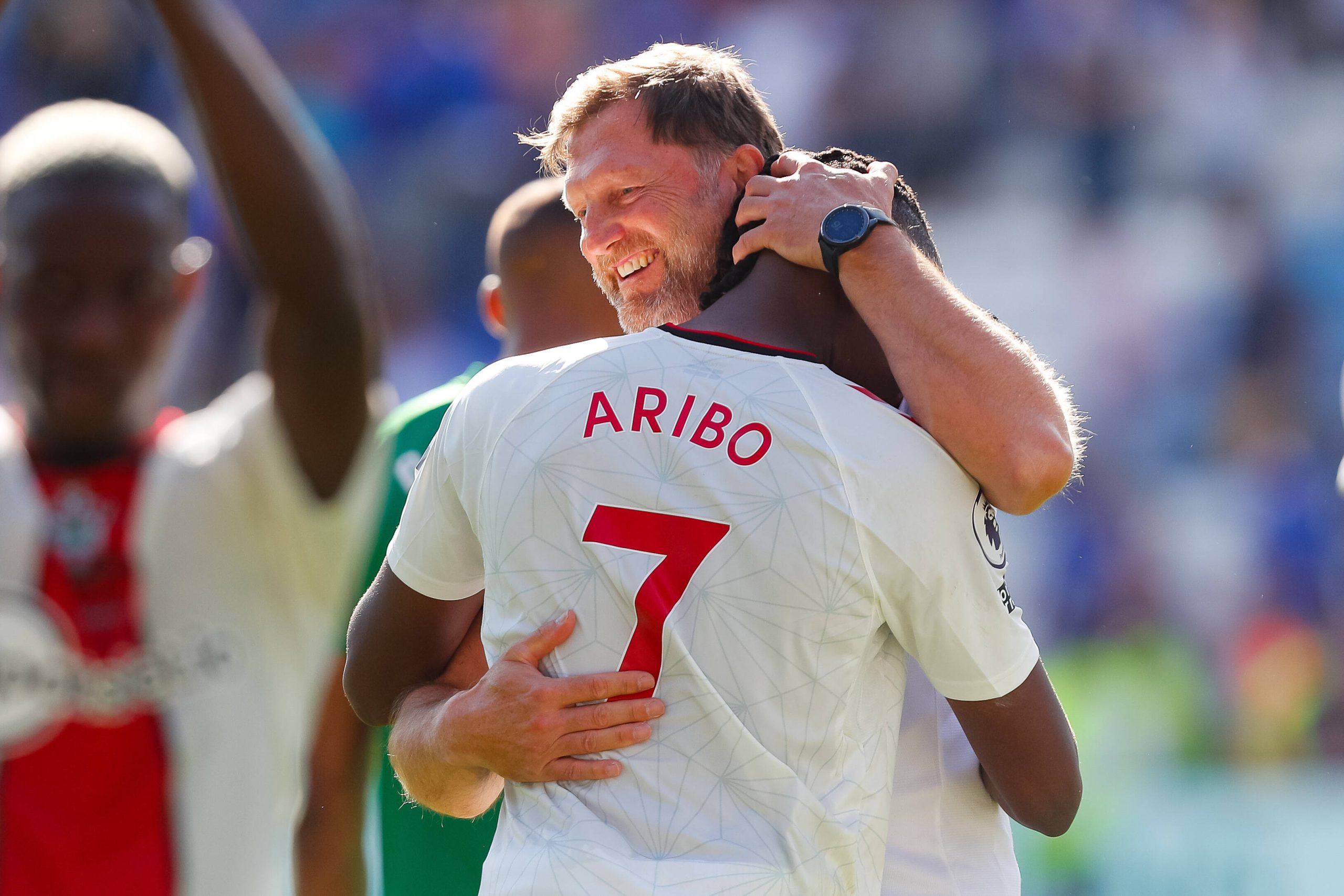 Ralph Hasenhüttl and Joe Aribo