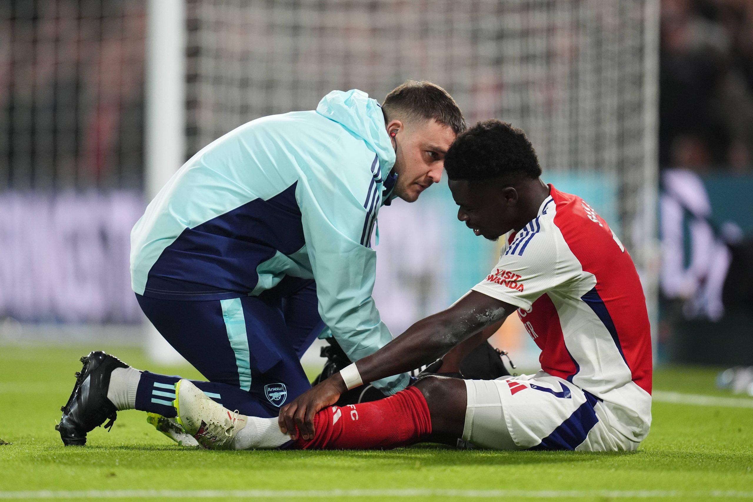 Arsenal Bukayo Saka injured