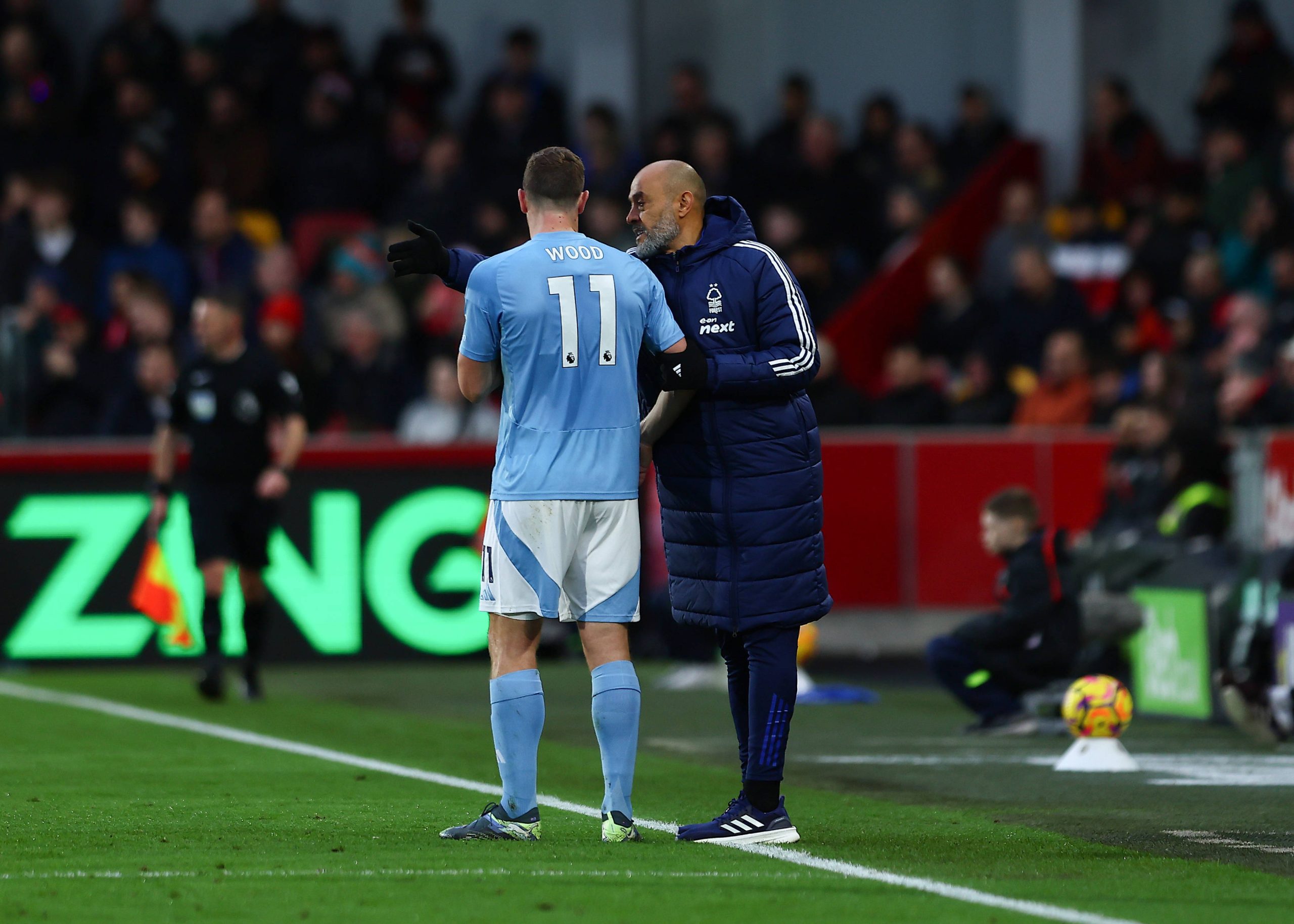 Chris Wood and Nuno Espirito Santo