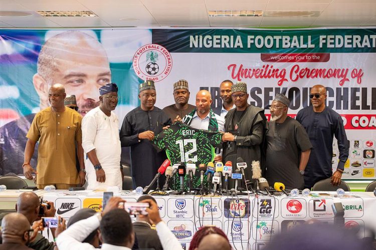 Super Eagles coach: Why NFF may have handed Eric Chelle jersey number 12 – Photo