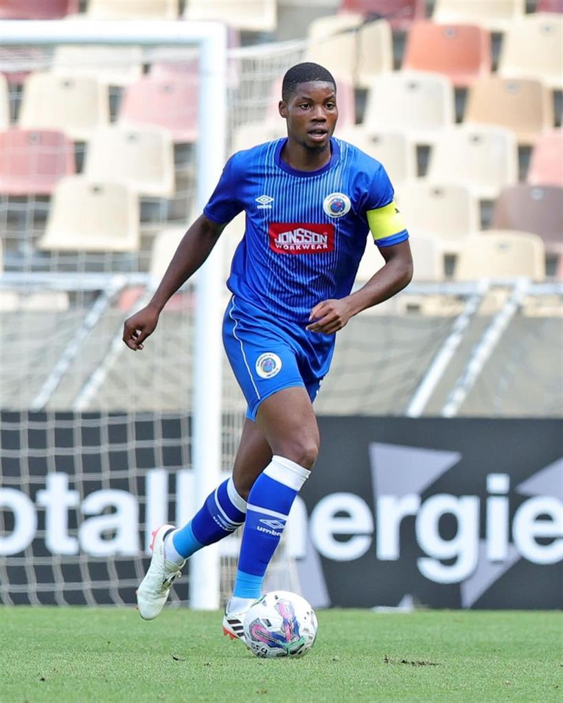 SuperSport United defender Ime Okon. [Photo Credit - X]