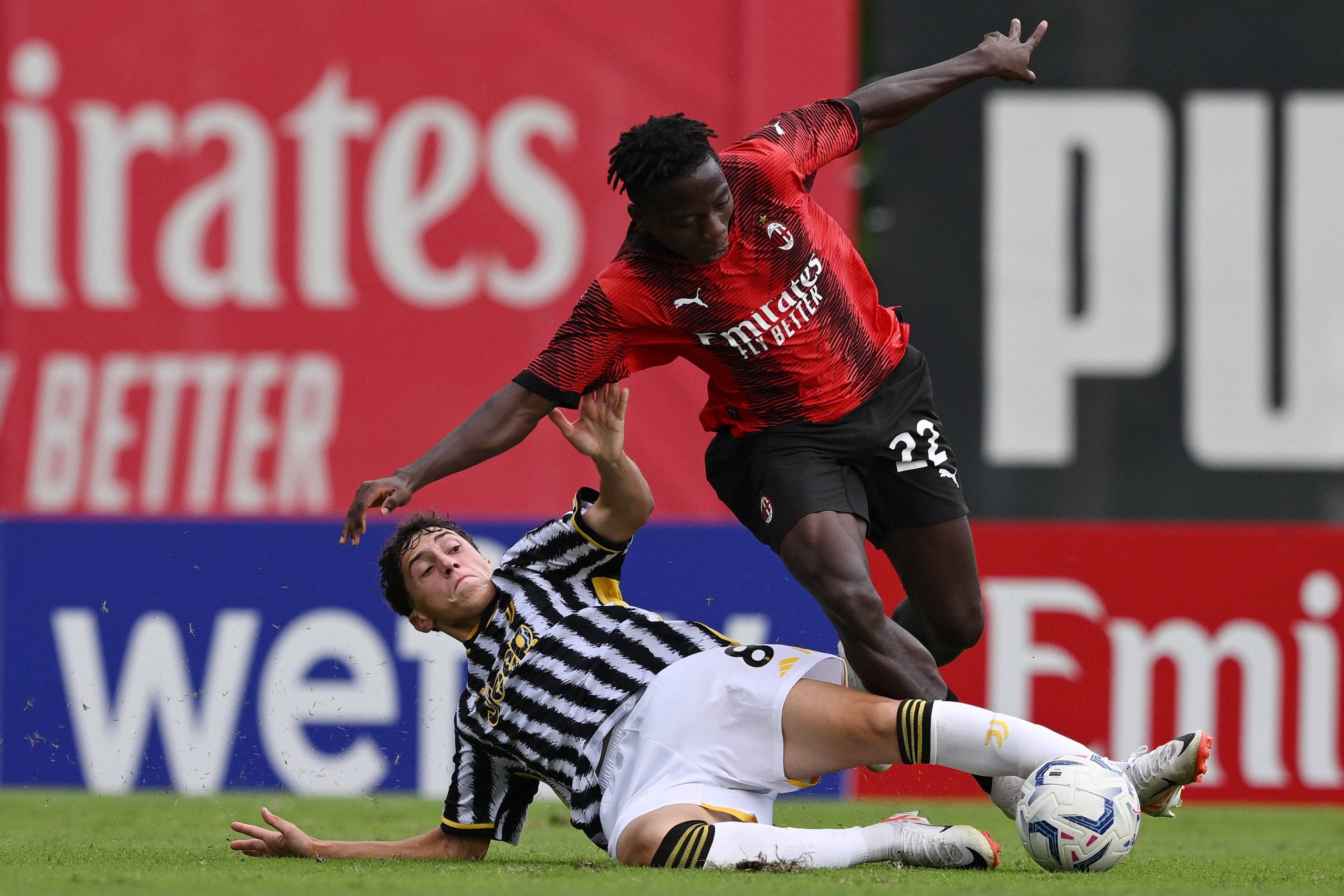 AC Milan and Nigerian youngster Victor Eletu