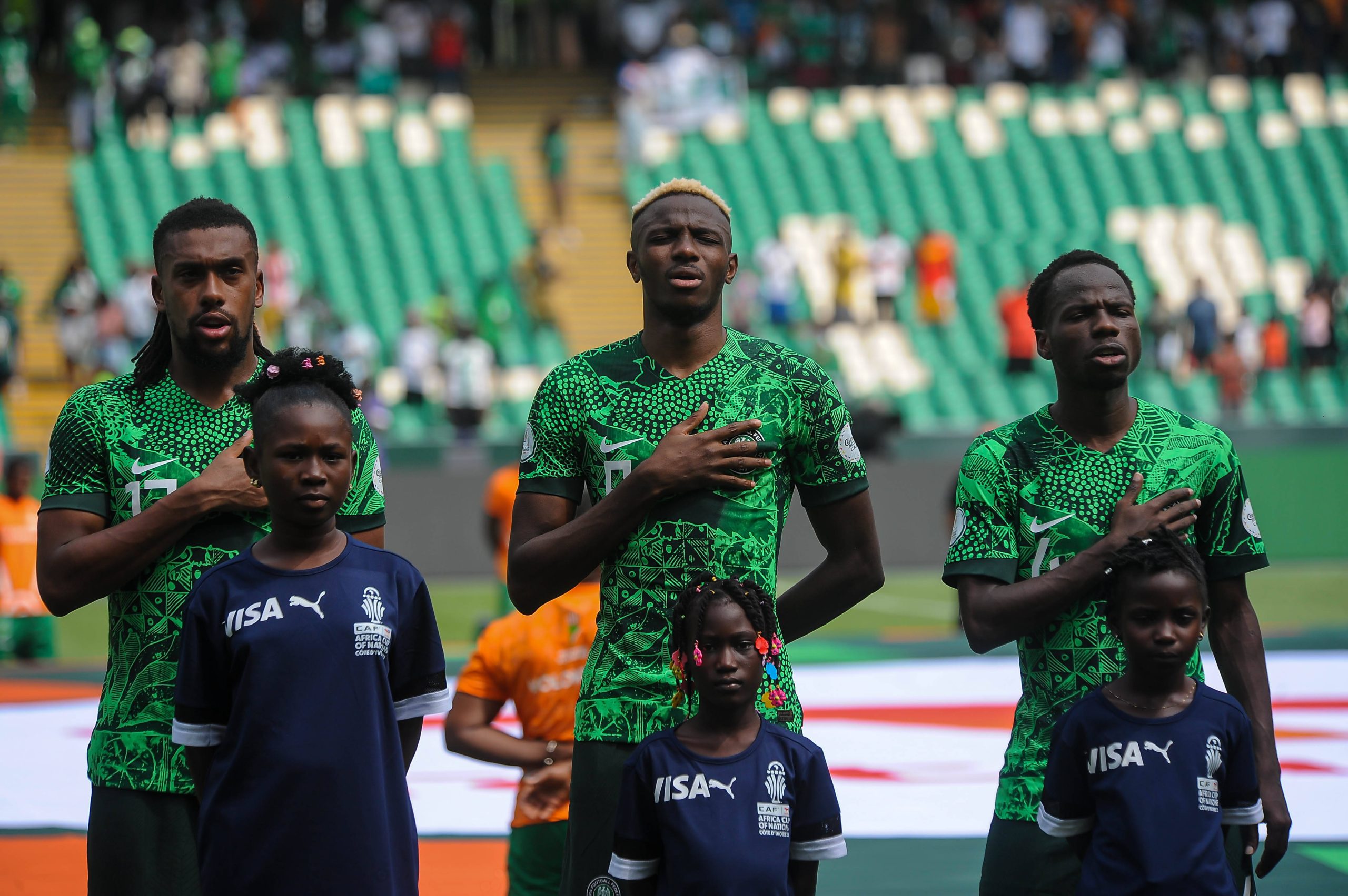 Iwobi, Osimhen, Yusuf. 