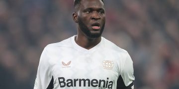 Victor Boniface missing in Bayer Leverkusen training, days after accident that cost him nearly ₦355 million