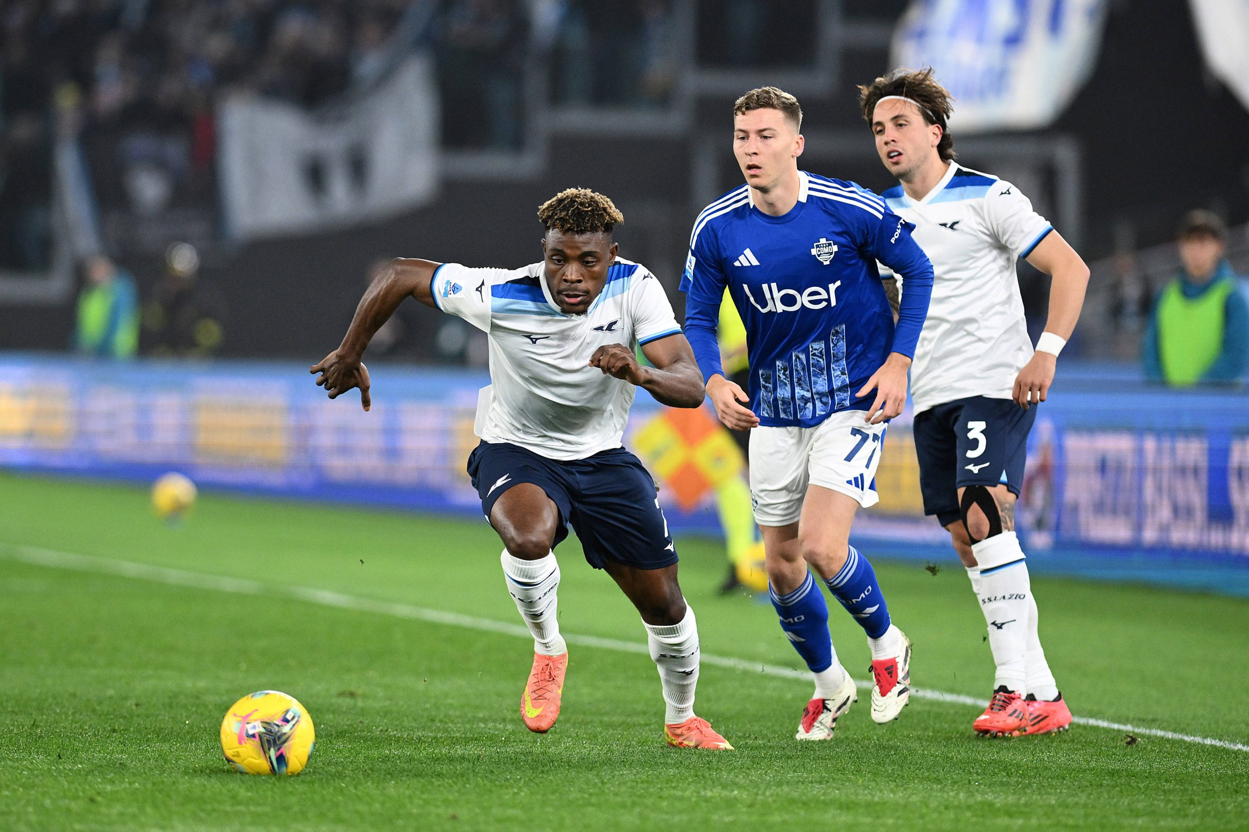 Lazio star Fisayo Dele-Bashiru 