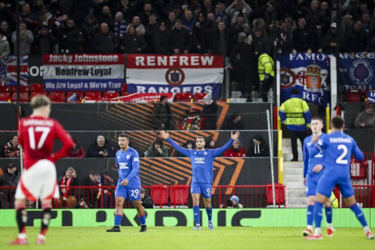 Manchester United vs Rangers: Cyriel Dessers’ goal not enough as Bruno Fernandes nets late winner in Europa League clash