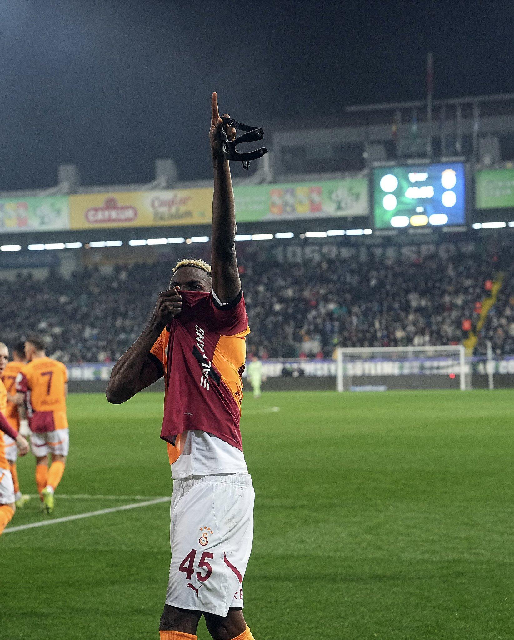 Nigeria Super Eagles and Galatasaray striker Victor Osimhen. Photo Credit X