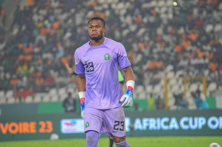 Nigeria and Chippa United goalkeeper Stanley Nwabali. Photo by IMAGO