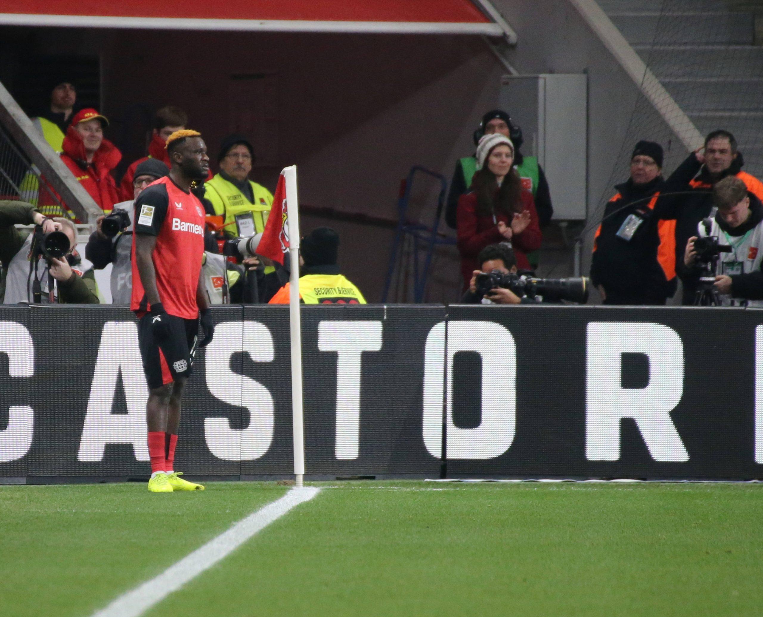 Victor Boniface pour Bayer Leverkusen (Crédit photo: Imago)