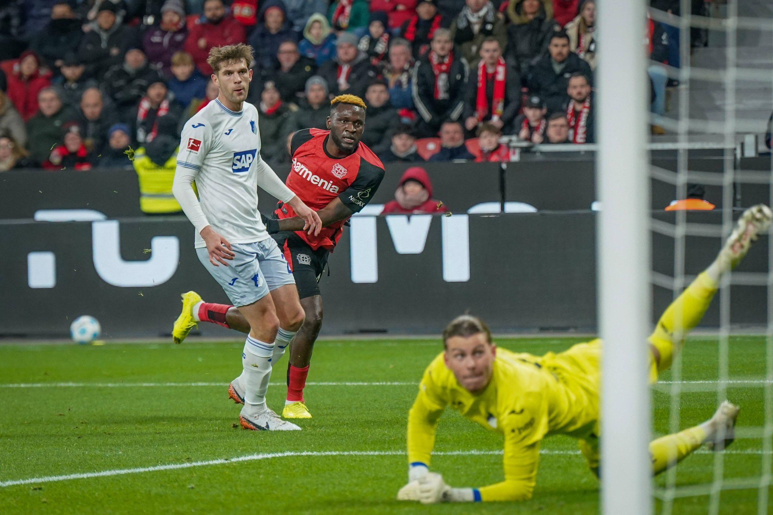 Victor Boniface Scores dans Bayer Leverkusen Win (Crédit photo: Imago)