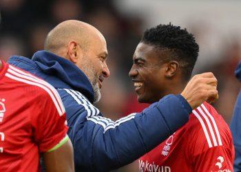 Injury scare for Eric Chelle as Super Eagles star suffers knock in Nottingham Forest vs Exeter clash