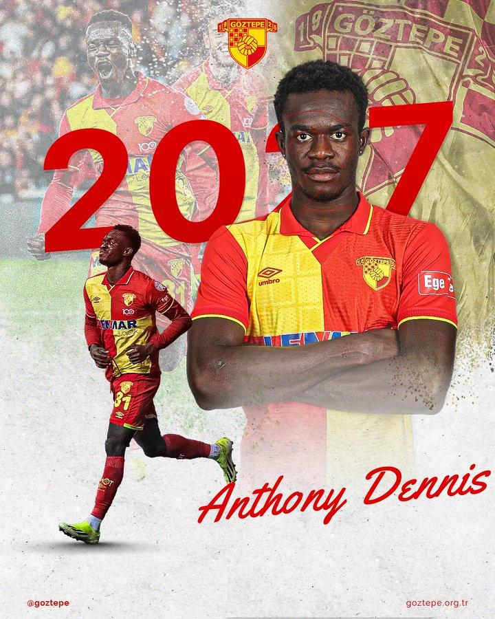 Nigeria and Goztepe youngster Anthony Dennis. Photo Credit X 