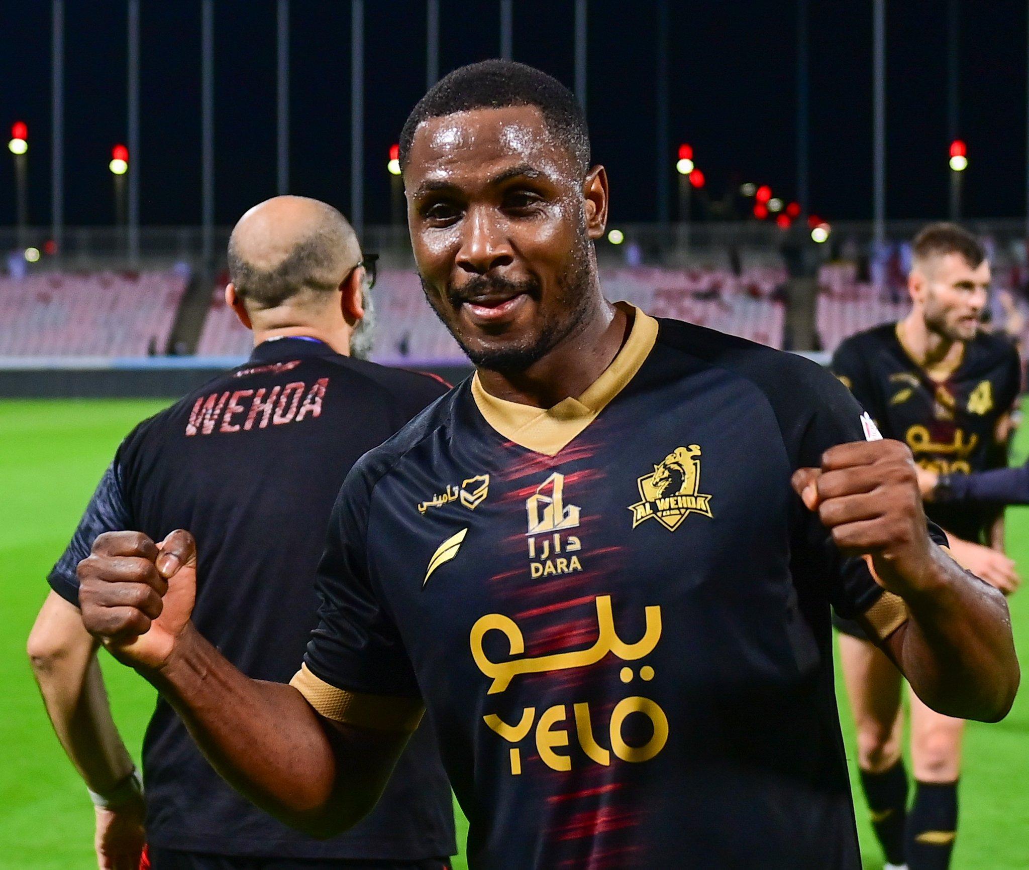 Nigeria and Al Wehda striker Odion Ighalo. Photo Credit X